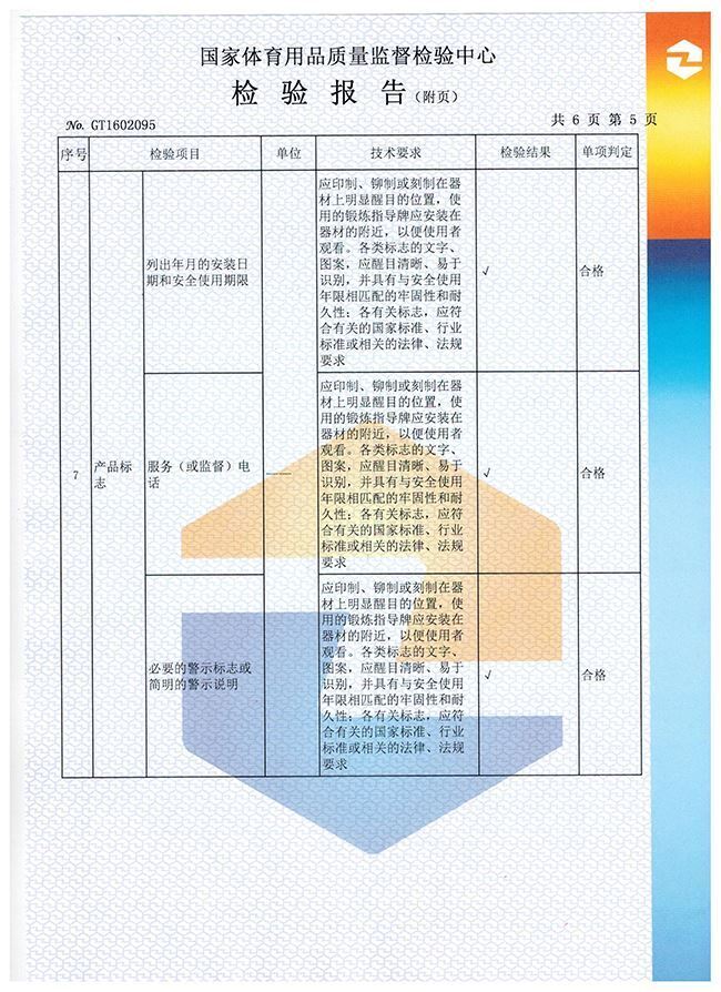 肋木檢驗報告